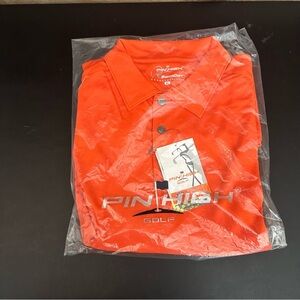 PIN HIGH GOLF Mens Size XL CoolDry Performance Polo Shirt NEW WITH‎ TAGS Orange